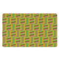 Ghana Kente Pattern Print Polyester Doormat
