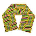Ghana Kente Pattern Print Scarf