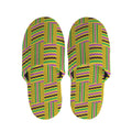 Ghana Kente Pattern Print Slippers
