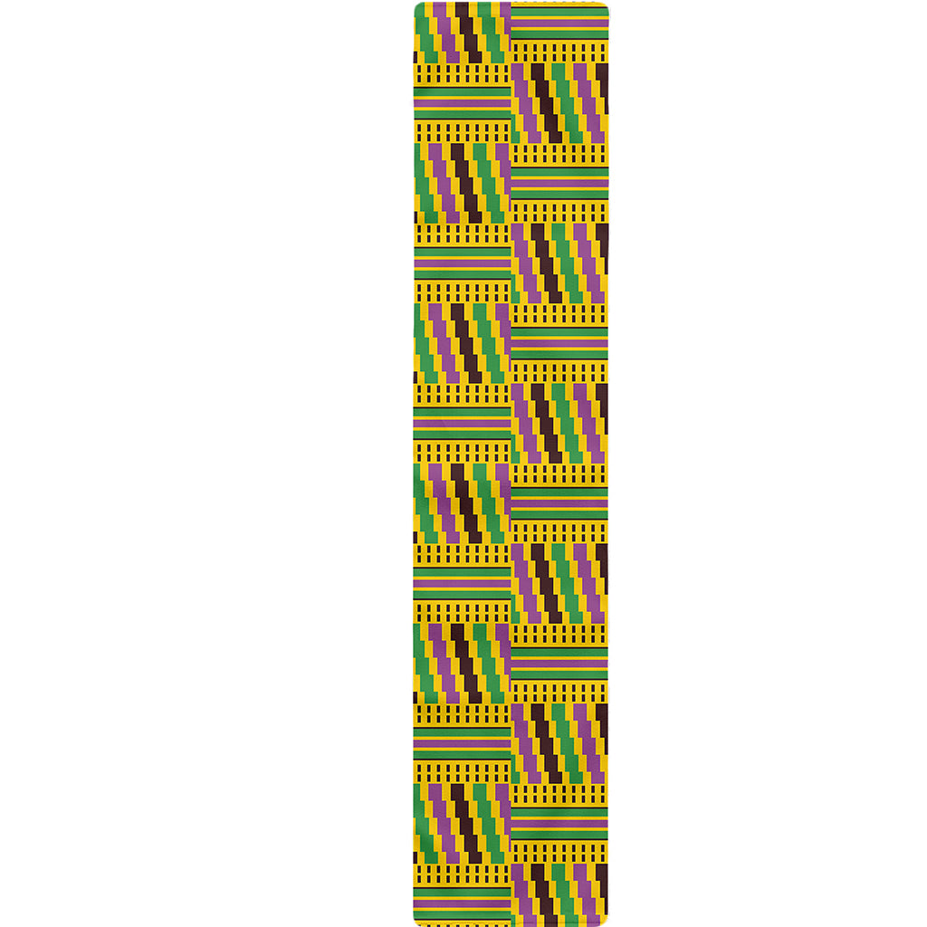Ghana Kente Pattern Print Table Runner