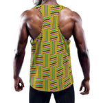 Ghana Kente Pattern Print Training Tank Top