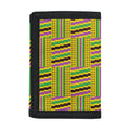 Ghana Kente Pattern Print Trifold Wallet