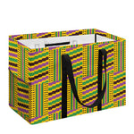 Ghana Kente Pattern Print Utility Tote Bag