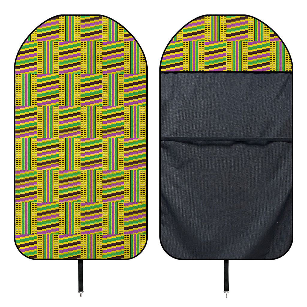 Ghana Kente Pattern Print Waterproof Car Seat Cover