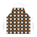 Ghost And Pumpkin Pattern Print Adjustable Apron