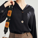 Ghost And Pumpkin Pattern Print Bag Strap