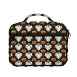Ghost And Pumpkin Pattern Print Briefcase Bible Bag