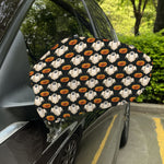 Ghost And Pumpkin Pattern Print Car Side Mirror Covers