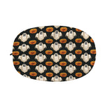 Ghost And Pumpkin Pattern Print Car Side Mirror Covers