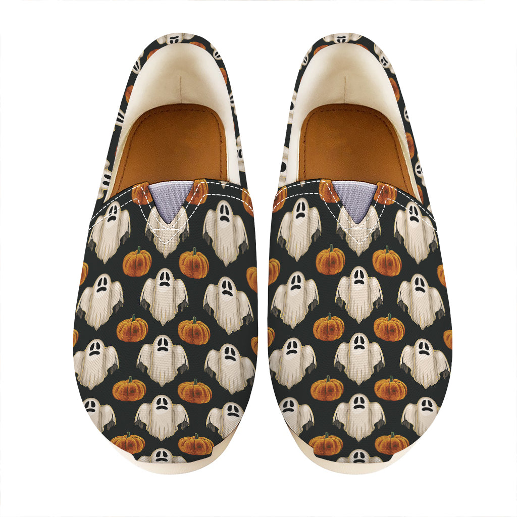 Ghost And Pumpkin Pattern Print Casual Shoes