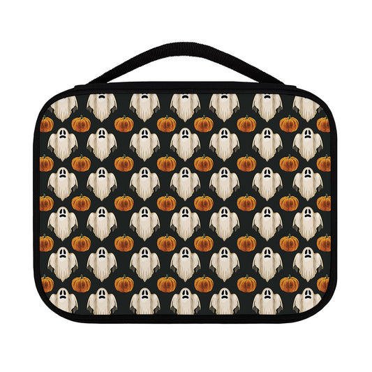 Ghost And Pumpkin Pattern Print Classic Bible Case