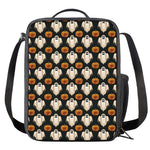 Ghost And Pumpkin Pattern Print Crossbody Lunch Bag