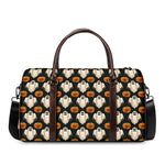 Ghost And Pumpkin Pattern Print Duffle Bag