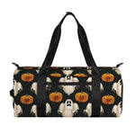 Ghost And Pumpkin Pattern Print Gym Bag