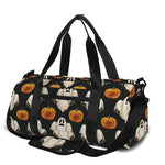 Ghost And Pumpkin Pattern Print Gym Bag