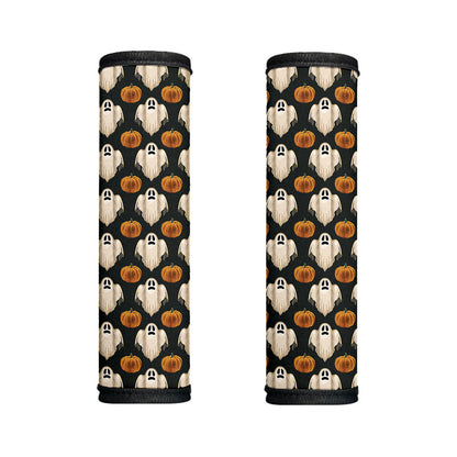 Ghost And Pumpkin Pattern Print Handle Covers