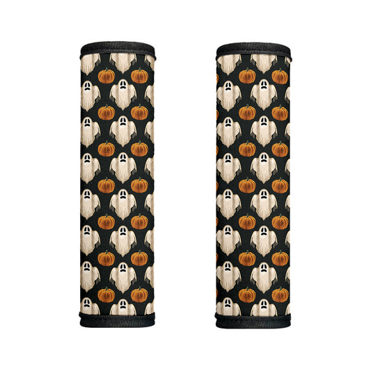 Ghost And Pumpkin Pattern Print Handle Covers