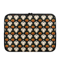 Ghost And Pumpkin Pattern Print Laptop Sleeve