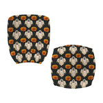 Ghost And Pumpkin Pattern Print Office Chair Cover