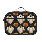 Ghost And Pumpkin Pattern Print Portable Lunch Bag