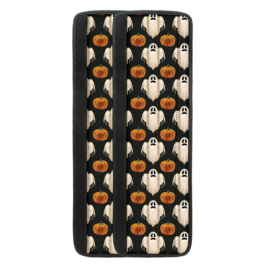 Ghost And Pumpkin Pattern Print Refrigerator Handle Covers