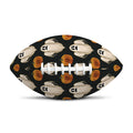 Ghost And Pumpkin Pattern Print Rugby Ball