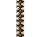Ghost And Pumpkin Pattern Print Table Runner