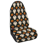 Ghost And Pumpkin Pattern Print Waterproof Car Seat Cover