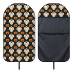 Ghost And Pumpkin Pattern Print Waterproof Car Seat Cover