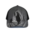 Ghost In The Darkness 3D Print Black Mesh Trucker Hat