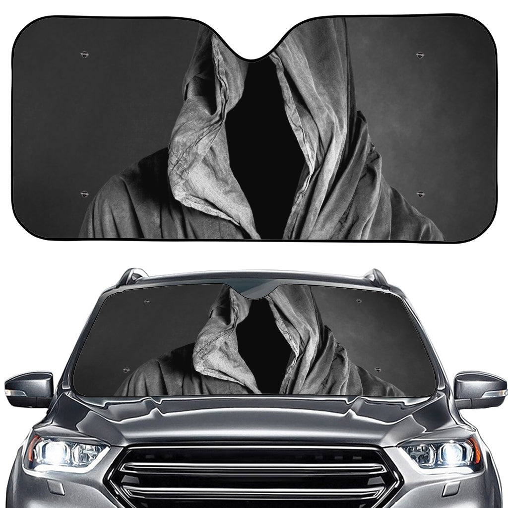 Ghost In The Darkness 3D Print Car Windshield Sun Shade