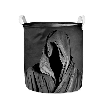 Ghost In The Darkness 3D Print Collapsible Laundry Basket