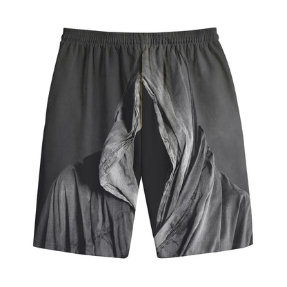 Ghost In The Darkness 3D Print Cotton Shorts
