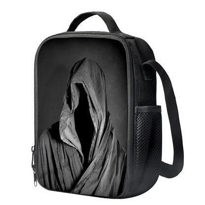Ghost In The Darkness 3D Print Crossbody Lunch Bag