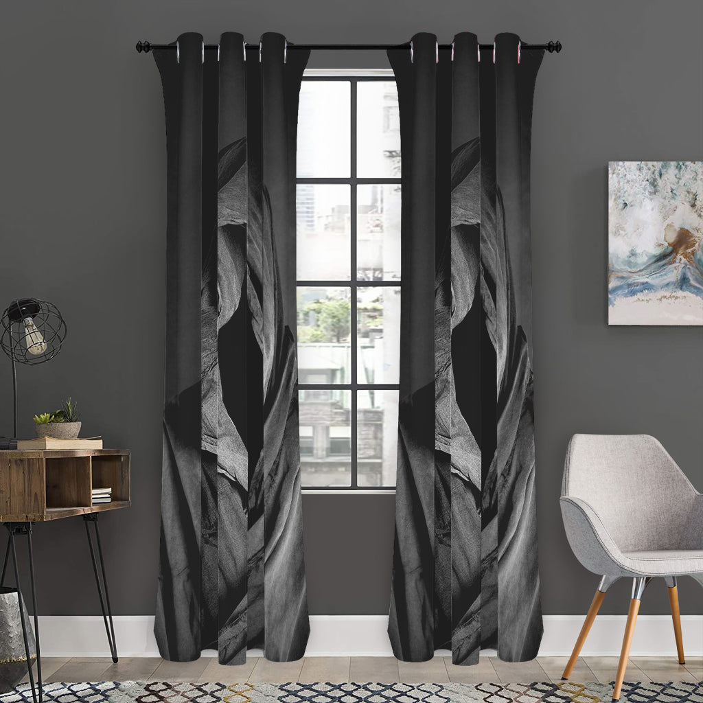 Ghost In The Darkness 3D Print Curtain