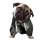 Ghost In The Darkness 3D Print Dog Zip Up Hoodie