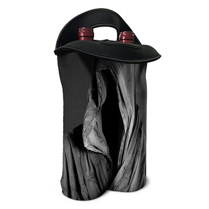 Ghost In The Darkness 3D Print Double Neoprene Wine Tote