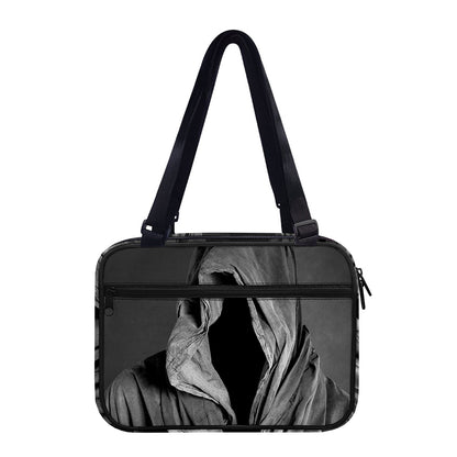 Ghost In The Darkness 3D Print Double Strap Bible Bag