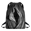 Ghost In The Darkness 3D Print Drawstring Backpack