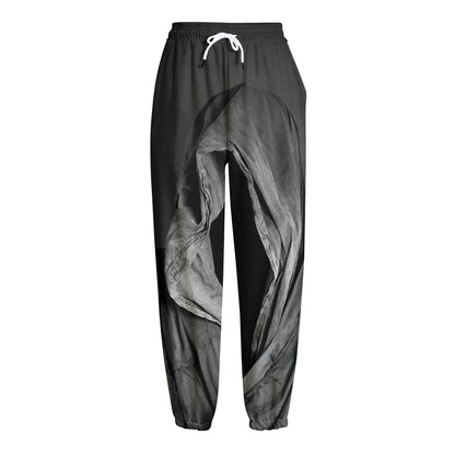 Ghost In The Darkness 3D Print Fleece Lined Knit Pants