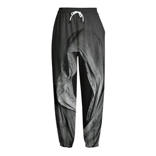 Ghost In The Darkness 3D Print Fleece Lined Knit Pants