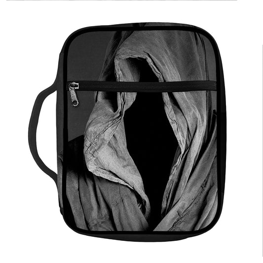 Ghost In The Darkness 3D Print Front Pocket Bible Bag