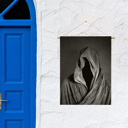 Ghost In The Darkness 3D Print Garden Flag