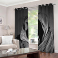 Ghost In The Darkness 3D Print Grommet Curtains