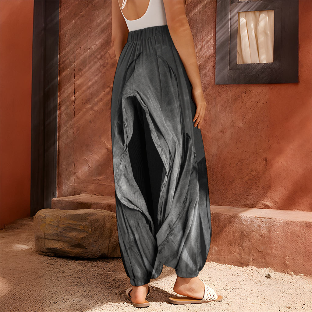 Ghost In The Darkness 3D Print Harem Pants