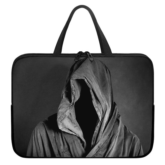 Ghost In The Darkness 3D Print Laptop Sleeve With Handle