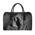 Ghost In The Darkness 3D Print Leather Duffel Bag