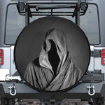 Ghost In The Darkness 3D Print Leather Spare Tire Cover