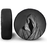 Ghost In The Darkness 3D Print Leather Spare Tire Cover