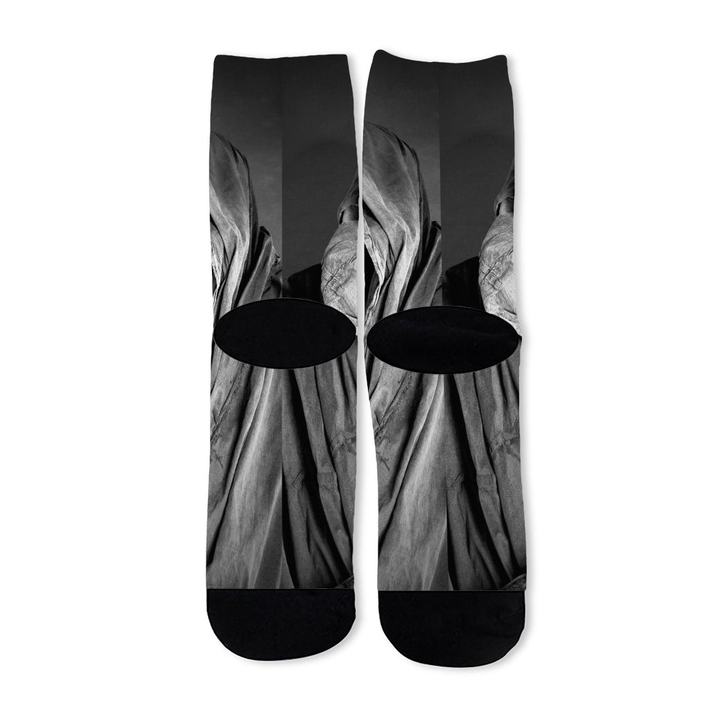 Ghost In The Darkness 3D Print Long Socks
